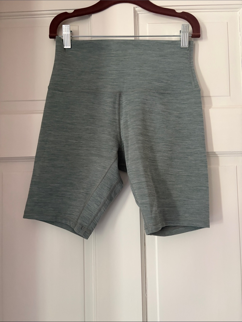 Sage Heathered Lululemon Bile Shorts